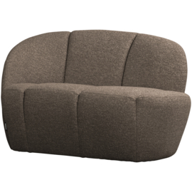 377518-BM/377469-BM | Mojo 2-zits bankje (links of rechts) - boucle bruin melange| WOOOD