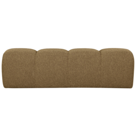 377461-GM | Mojo eetbank 164cm - boucle geel/bruin melange | WOOOD