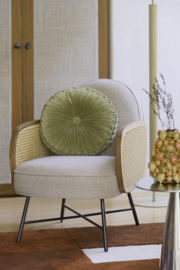 6856669 | Kussen Ø40 cm BEREND - groen | Light & Living