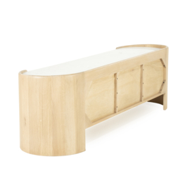 96365 | TV meubel Don 3-drs. - naturel | Eleonora
