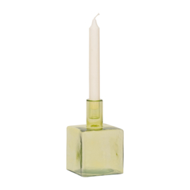107511 | UNC candle holder Cubico - pale green | Urban Nature Culture 