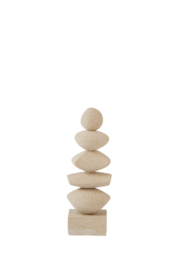 7623282 | Ornament 10,5x7x30 cm MAREVA zand | Light & Living - Binnenkort verwacht!