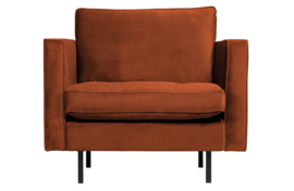 800888-126 | Rodeo classic fauteuil - velvet roest | BePureHome