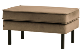 800897-12 | Rodeo hocker op poten - velvet taupe | BePureHome