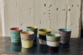 KST0241 | 70s ceramics: coffee mug, custard | HKliving - Eind oktober verwacht!