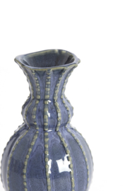 5765480 | Vaas Sorrel Ø8,5x17 cm - blauw/paars | Light & Living 