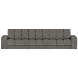 379010-M | Second date 3-zits bank - velvet grijs | WOOOD
