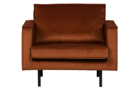 800541-126 | Rodeo fauteuil - velvet roest  | BePureHome