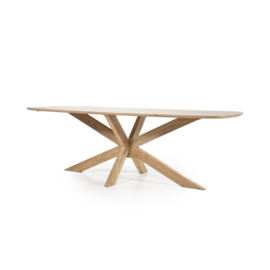 96139 | Eettafel Nikki 240x100x76 - naturel | Eleonora