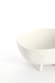 6612643 | Schaal op voet Rosana S - crème | Light & Living