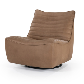 95967 | Fauteuil Matthew - Bruin leder | Eleonora