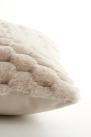 6869082 | Kussen 60x30 cm VIENNE - velvet beige | Light & Living