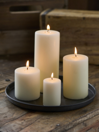 7406-12 | Pillar candle - off white Ø:4 H:6 | Ib Laursen