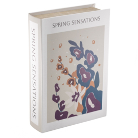 ZB0739 | Opbergboek koffietafel spring 30x21cm | HomeBound by KY