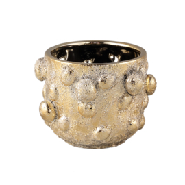 722562 | Giulia dotted pot M - gold | PTMD