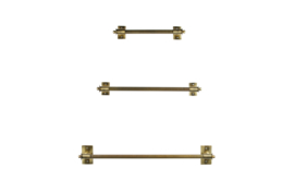 373730-B | Pleun wandrek metaal antique brass M | WOOOD Exclusive *uitlopend artikel