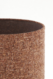 1891979 | Vloerlamp Ø38x180 cm MICKY - bouclé burgundy | Light & Living (alleen afhalen)