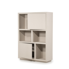 96279 | Kabinet Helsinki 120x170cm 2-drs. - taupe| Eleonora