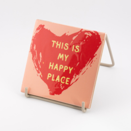 TE3115 | Tegeltje happy place | HomeBound by KY