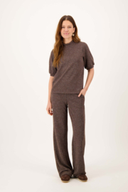 Stretch turtle top - chocolade bruin | Zusss - Binnenkort verwacht!