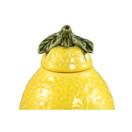 724822 | Nieska lemon pot with lid - yellow | PTMD