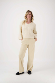 Visgraat broek - beige | Zusss