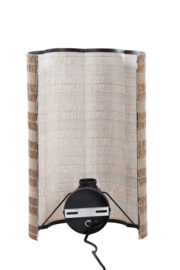 3129081 | Wandlamp 26x15,5x40 cm VERDANTIA - olijfgroen | Light & Living