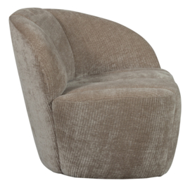 377518-D/377469-D | Mojo 2-zits bankje (links of rechts) - ribstof donkerzand| WOOOD