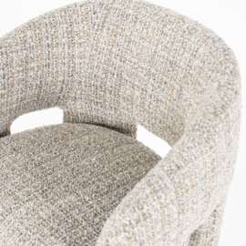 96253 | Fauteuil Hamilton - taupe | Eleonora