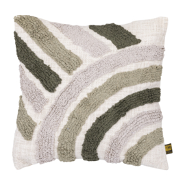 732681 | Ansen embroidery cushion - green | PTMD