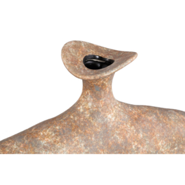 735397 | Coldin vase oval S - taupe | PTMD 