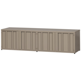 377501-S | Level tv-meubel - metaal zand 44x160cm | WOOOD