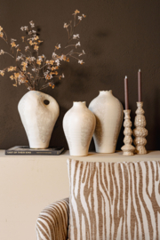 738306 | Kirsey candleholder irregular C - cream | PTMD - Verwacht in oktober!
