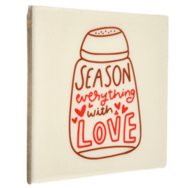 TE2826 | Tegeltje season with love | HomeBound by KY