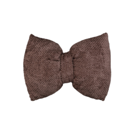 734995 | Lynetta bow shape cushion - brown | PTMD