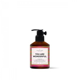 1020121 | Hand&body  lotion 200ml - You are wonderful | The Gift Label