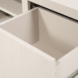 96277 | TV meubel Helsinki 200 cm 2-drs. 1 lade - taupe | Eleonora