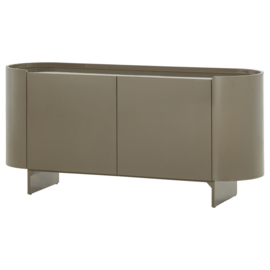377771-G | Liora dressoir - hout hoogglans groen [fsc] | WOOOD - Medio mei verwacht!