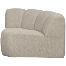 377458-EM | Mojo hoekelement - bouclé beige melange | WOOOD