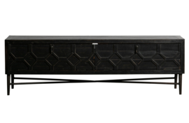 800075-Z | Bequest TV-meubel hout zwart | BePureHome