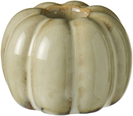 92283-14 | Candle holder pumpkin - brown | Ib Laursen