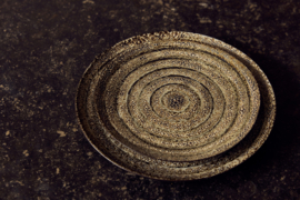 KST0332 | 70s ceramics: side plates, brew (set of 2) | HKliving - Eind oktober verwacht!