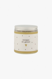 Scrub 250 gram - antracietgrijs/off white | Zusss