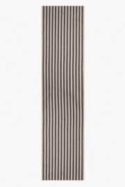 Tafelloper strepen  250x50cm -  zand/grafietgrijs | Zusss 