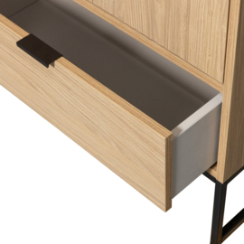 373384-E | Silas hoge kast - eiken decor [fsc] | WOOOD
