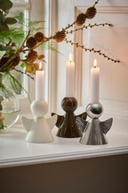 9319-12 | Candle holder angel - silver | Ib Laursen - Medio november verwacht!