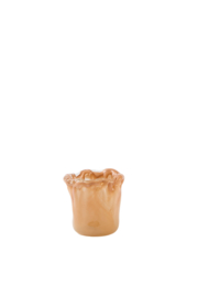 7797790 | Theelicht Ø10x10 cm MYRON - licht oranje | Light & Living