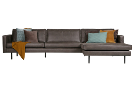 800902-Z | Rodeo chaise longue rechts - zwart | BePureHome