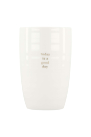 Mok L today is a good day - wit/goud | Zusss