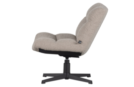 377118-Z | Vinny draaifauteuil - Bouclé zand | WOOOD Exclusive